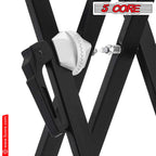 5Core Keyboard Stand Double X Style Adjustable Piano Riser For 49 To 88 Keys + Gear-1