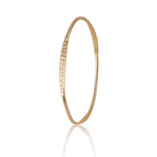 Gold Bracelet with Texture