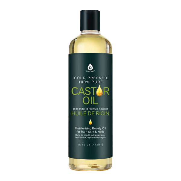 100% Pure Cold Pressed Castor Oil 16 Oz