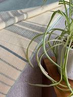 Equinoccio Throw Blanket - Mint / Natural