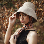 The Naomi Jute Clochet Straw Hat in Beige