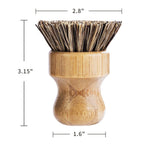 Bamboo Sisal Fiber Dish Brush