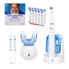 Pursonic Advanced Smile Care Bundle – LED Whitening Kit, Whitening Strips, & Electric Toothbrush