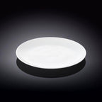 Professional Rolled Rim White Bread Plate 6" inch | 15 Cm
