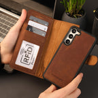 Leather Samsung Galaxy S25 Plus Wallet Case | Buffalo