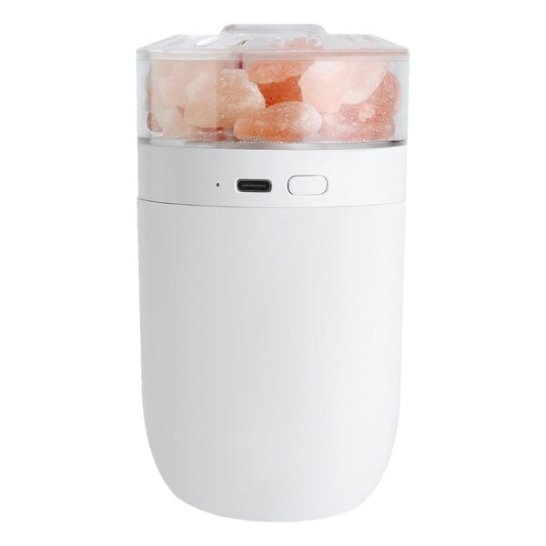 LED light Crystal Salt Stone Humidifier Essential Oil Diffuser
