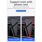 10W Wireless Triangle Mount Automatic Clamping Car Fast Charger